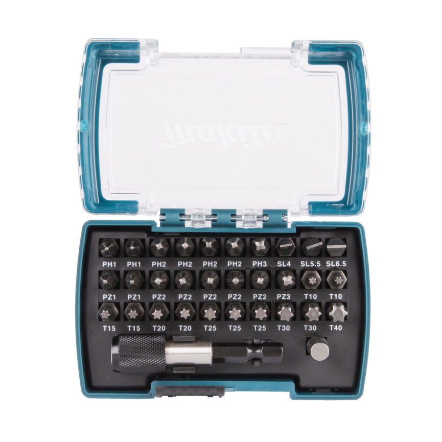 SUKIMO ANTGALIŲ RINKINYS, 32vnt. Makita D-74762 SUKIMO ANTGALIŲ RINKINYS, 32vnt. Makita D-74762