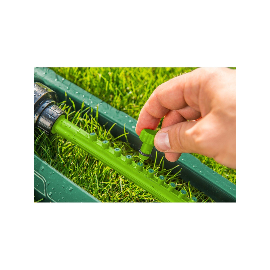 Svyruojantis purkštuvas, aprėptis iki 336 m2, 16 purkštukų, adatinis kamštis purkštukams valyti 3