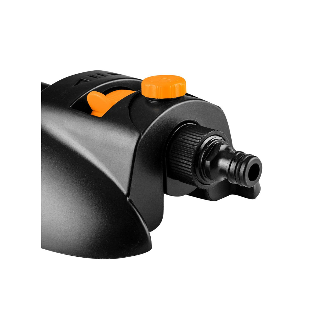 Svyruojantis purkštuvas, metalinis laikiklis, 18 purkštukų, reguliuojamas purškimo stiprumas 6