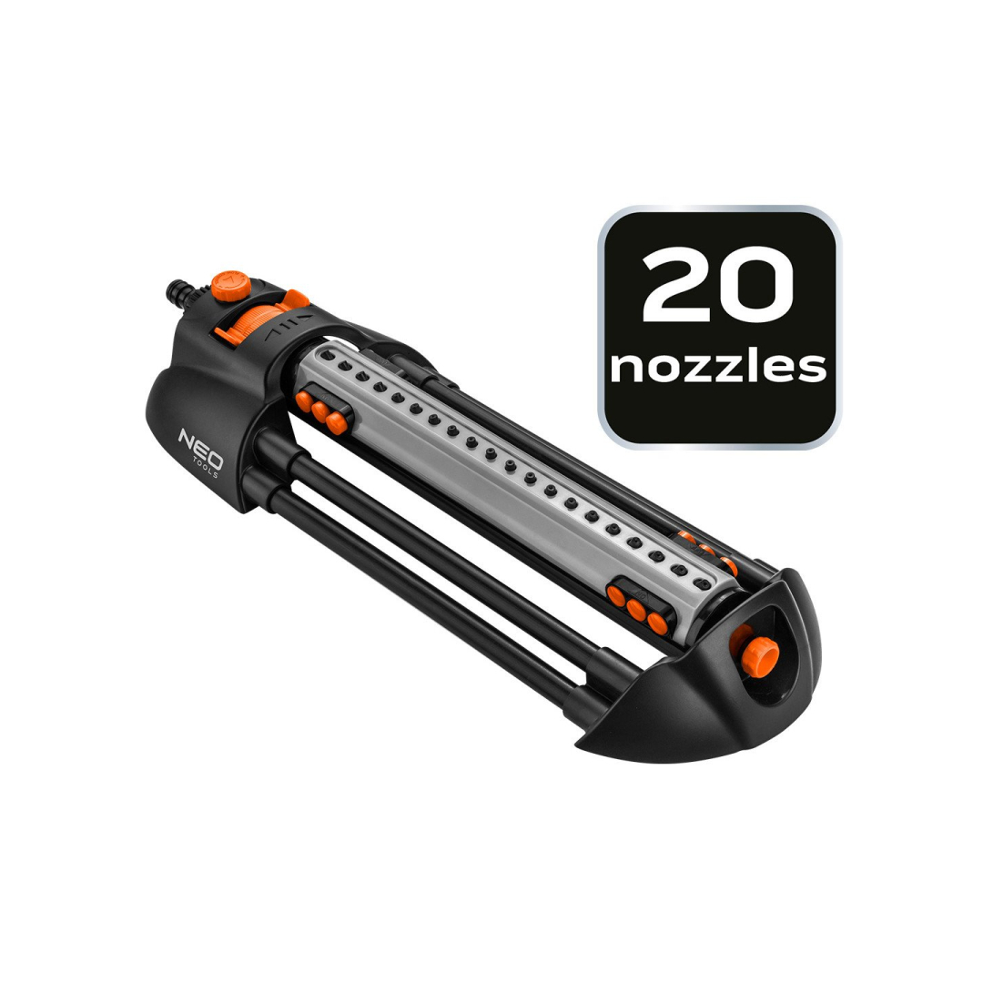 Svyruojantis purkštuvas, purkštukų išjungimo funkcija, 20 purkštukų, reguliuojamas srovės stiprumas 7