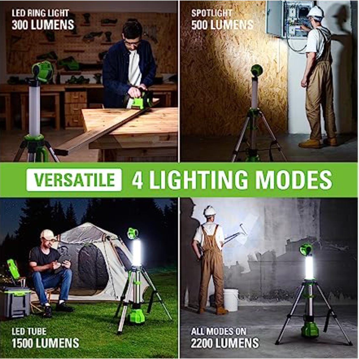 ŠVIESTUVAS Greenworks G24SL, 24V, 360°, (tik įrankis) 3