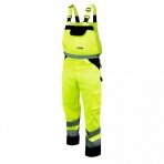 Šviesą atspindintis puskombinezonis, dydis: XL, geltonas Dedra BH81SO1-XL
