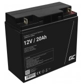 Švino akumuliatorius Green Cell AGM10, AGM VRLA 12V 20Ah