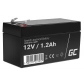 Švino akumuliatorius Green Cell AGM17, AGM VRLA 12V 1.2Ah