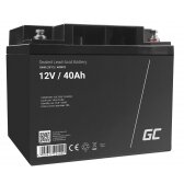Švino akumuliatorius Green Cell AGM22, AGM VRLA 12V 40Ah