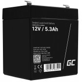 Švino akumuliatorius Green Cell AGM45, AGM VRLA 12V 5.3Ah