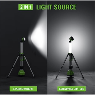 ŠVIESTUVAS Greenworks G24SL, 24V, 360°, (tik įrankis) 2 ŠVIESTUVAS Greenworks G24SL, 24V, 360°, (tik įrankis) 2