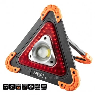 Šviestuvas + įspėjamasis trikampis Neo tools, 2in1 Šviestuvas + įspėjamasis trikampis Neo tools, 2in1