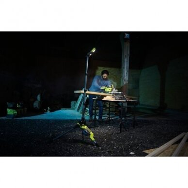 Šviestuvas Ryobi R18TL-0; 18 V (be akumuliatoriaus ir pakrovėjo) 4 Šviestuvas Ryobi R18TL-0; 18 V (be akumuliatoriaus ir pakrovėjo) 4