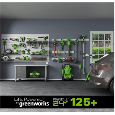 Akumuliatorinis LED šviestuvas Greenworks G24LA500, 24 V, 500 Lm , (tik įrankis) 7