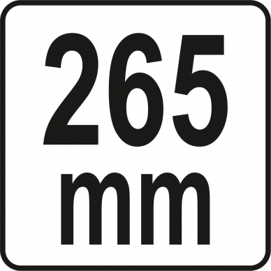 Kablys rąstų kėlimui Yato, 265 mm 2 Kablys rąstų kėlimui Yato, 265 mm 2