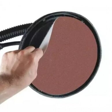 Švitrinis popierius apvalus Dedra DED77492, 225mm GR100 5vnt. 1 Švitrinis popierius apvalus Dedra DED77492, 225mm GR100 5vnt. 1