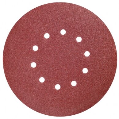 Švitrinis popierius apvalus Dedra DED7749B2, 225mm GR100 5vnt. 5vnt. Švitrinis popierius apvalus Dedra DED7749B2, 225mm GR100 5vnt. 5vnt.