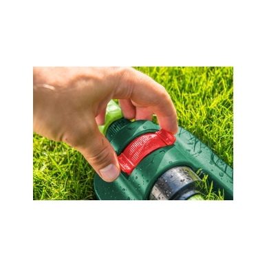 Svyruojantis purkštuvas, aprėptis iki 336 m2, 16 purkštukų, adatinis kamštis purkštukams valyti 2 Svyruojantis purkštuvas, aprėptis iki 336 m2, 16 purkštukų, adatinis kamštis purkštukams valyti 2