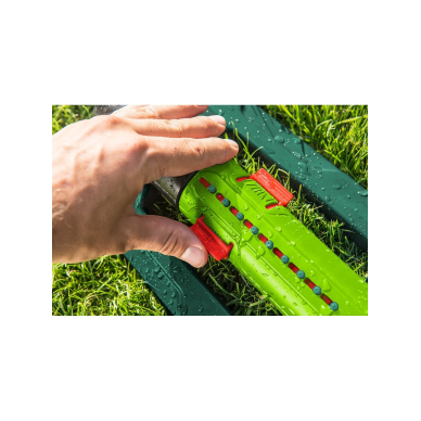 Svyruojantis purkštuvas, aprėptis iki 418 m2, 18 guminių purkštukų, adatinis kamštis purkštukui valyti 4 Svyruojantis purkštuvas, aprėptis iki 418 m2, 18 guminių purkštukų, adatinis kamštis purkštukui valyti 4