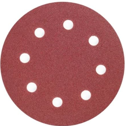 Švitrinis popierius apvalus Dedra DED77647, 180mm GR240 5vnt. 1 Švitrinis popierius apvalus Dedra DED77647, 180mm GR240 5vnt. 1