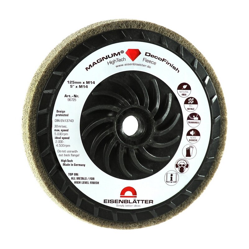 Švelnus šlifavimo diskas GERD Magnum DecoFinish 125mm 1 Švelnus šlifavimo diskas GERD Magnum DecoFinish 125mm 1