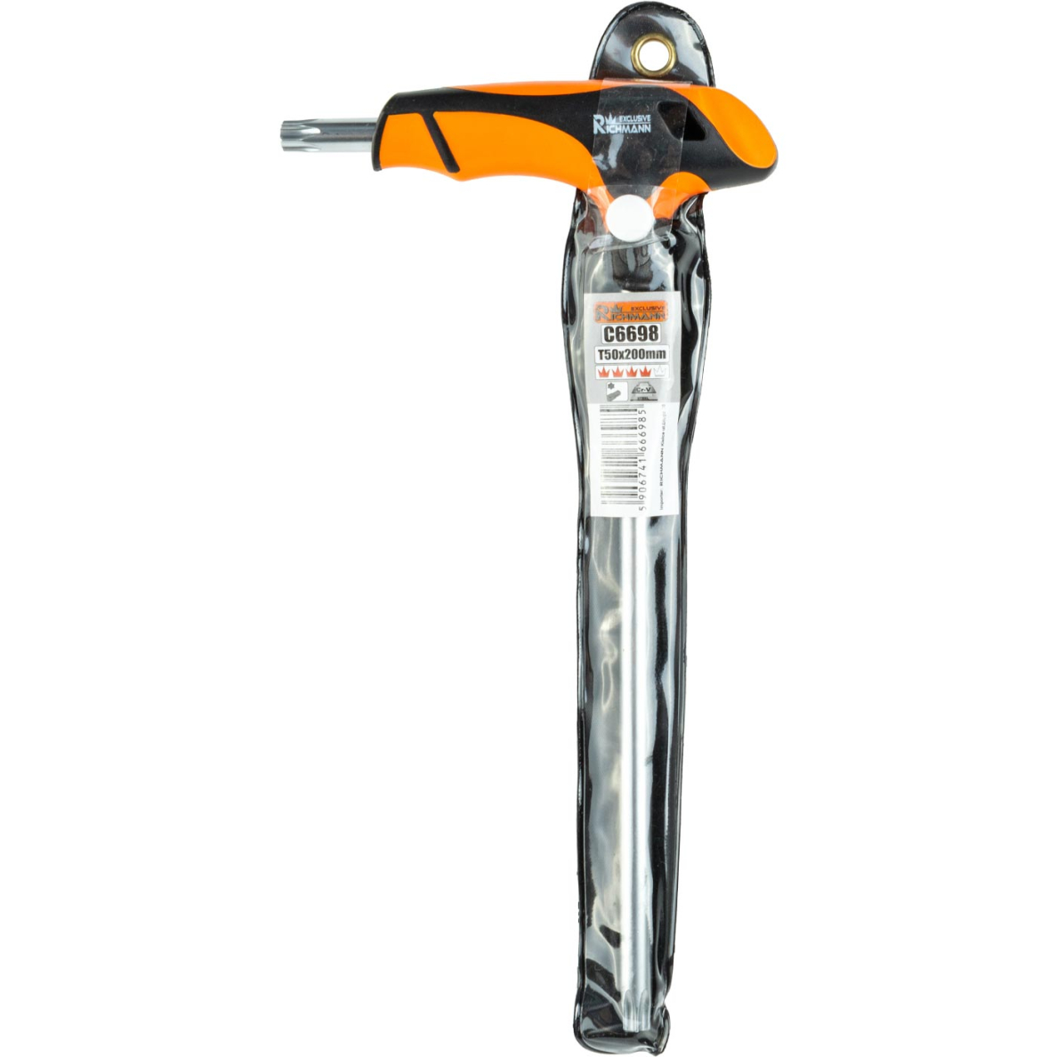 T formos torx. raktas T40x150 MM 4 T formos torx. raktas T40x150 MM 4