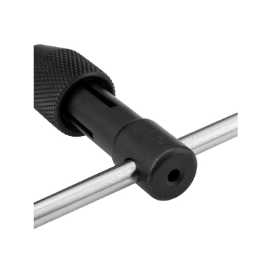 T formos rankena rankiniam sriegikliui M3 - M8 su reketu, plieninė 4 T formos rankena rankiniam sriegikliui M3 - M8 su reketu, plieninė 4