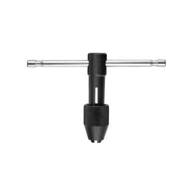 T formos rankena rankiniam sriegikliui M3 - M8 su reketu, plieninė T formos rankena rankiniam sriegikliui M3 - M8 su reketu, plieninė