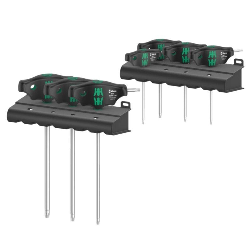 T-formos atsuktuvų rinkinys WERA 467/7 Torx HF