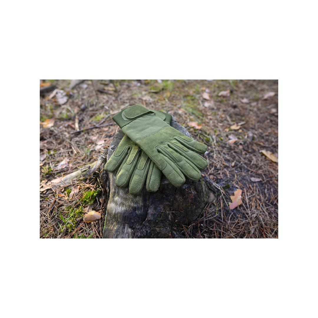 Taktinės pirštinės, sintetinė oda, 8 dydis 1