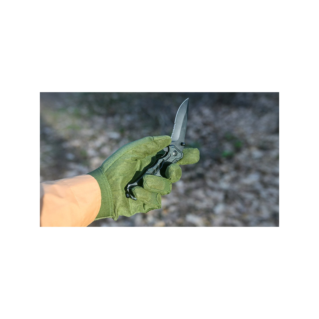 Taktinės pirštinės, sintetinė oda, 9 dydis 4