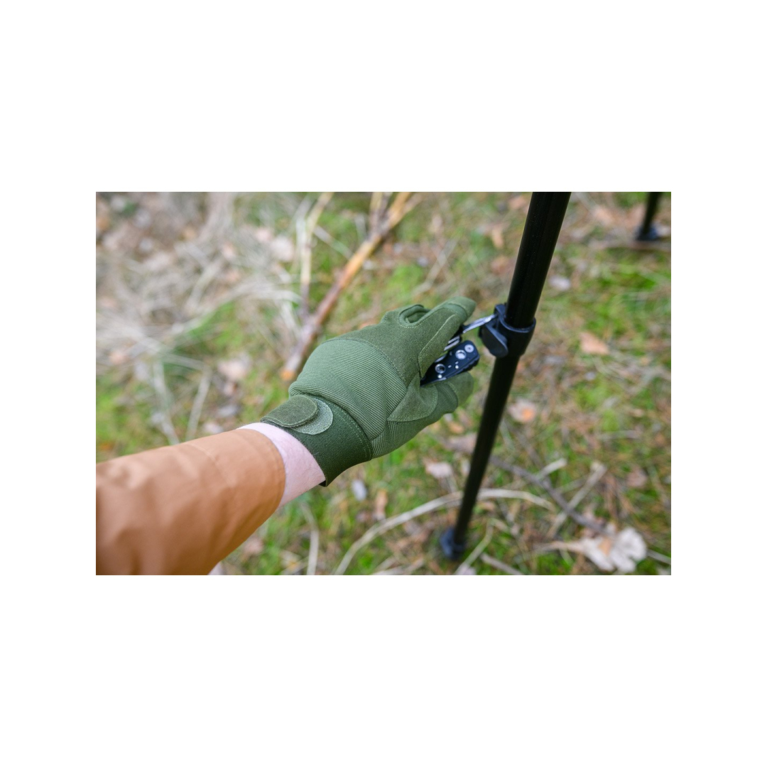 Taktinės pirštinės, sintetinė oda, 9 dydis 6