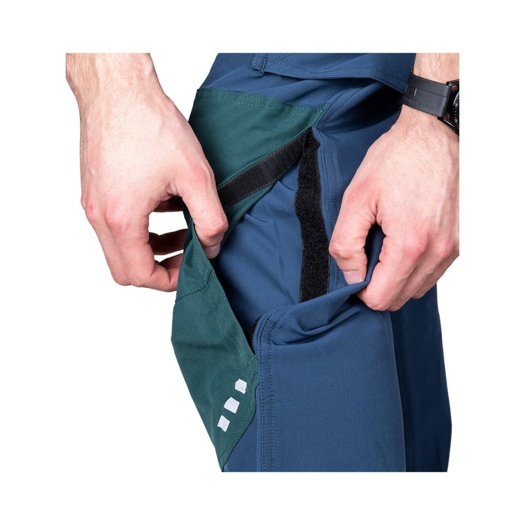 Tamsiai mėlynos-žalios, „Mix&Match“ darbo kelnės, 4 kryptimis tempiamos, dydis M 5 Tamsiai mėlynos-žalios, „Mix&Match“ darbo kelnės, 4 kryptimis tempiamos, dydis M 5