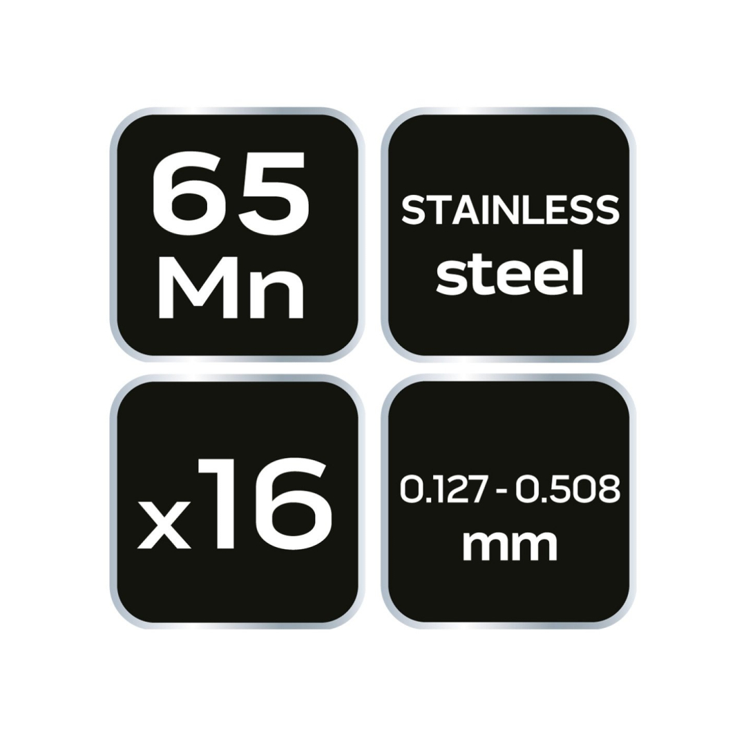 Tarpumatis Lygiagretusis matuoklis, 16 lapų, atlenktų atgal 7 Tarpumatis Lygiagretusis matuoklis, 16 lapų, atlenktų atgal 7