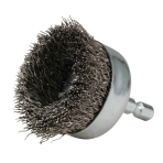Taurės formos šveitimo šepetys Makita D-76560, 50mm, su 1/4'' šešiakampiu antgaliu