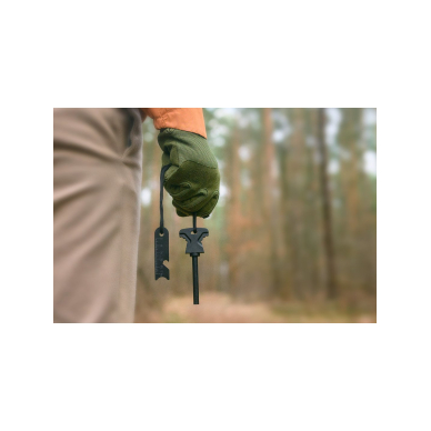 Taktinės pirštinės, sintetinė oda, 10 dydis 8 Taktinės pirštinės, sintetinė oda, 10 dydis 8