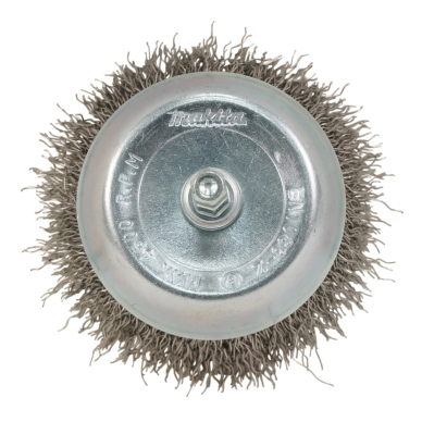 Taurės formos šveitimo šepetys Makita D-76576, 65mm, su 1/4'' šešiakampiu antgaliu 3 Taurės formos šveitimo šepetys Makita D-76576, 65mm, su 1/4'' šešiakampiu antgaliu 3