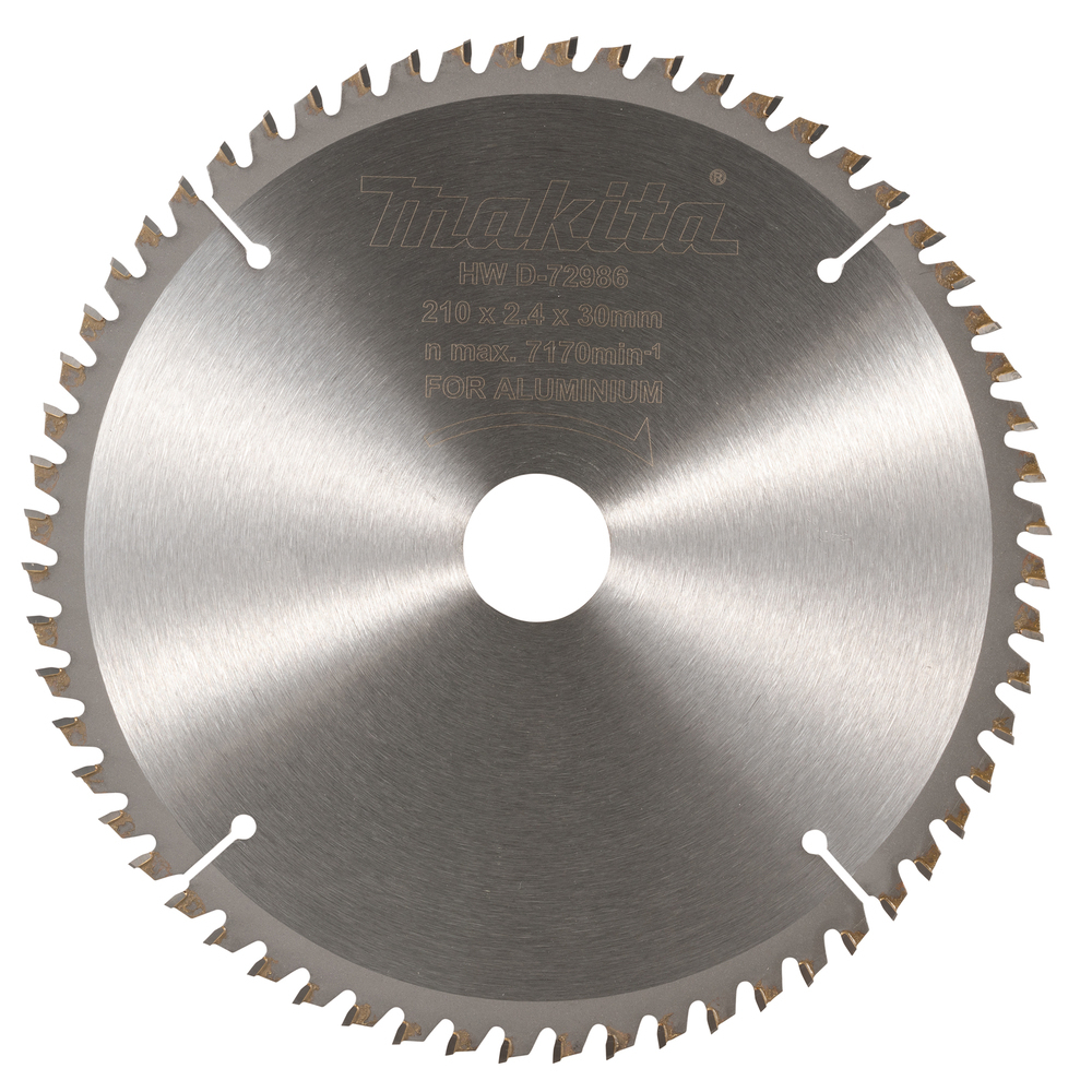 Pjovimo diskas Makita D-72986, 210X2.4X30mm, 5°, T60 1 Pjovimo diskas Makita D-72986, 210X2.4X30mm, 5°, T60 1