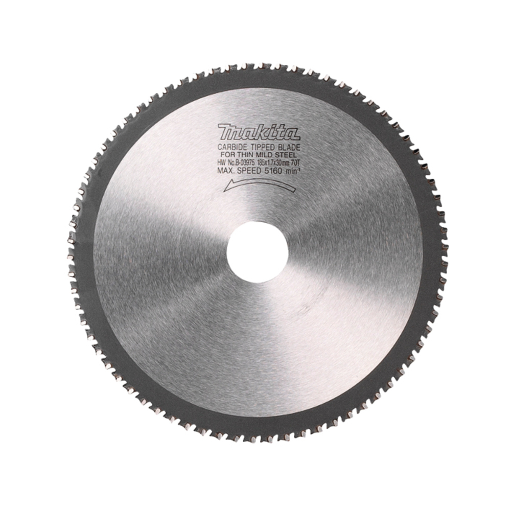 Pjovimo diskas Makita B-03953, 185X2X30mm, 0°, T38 Pjovimo diskas Makita B-03953, 185X2X30mm, 0°, T38