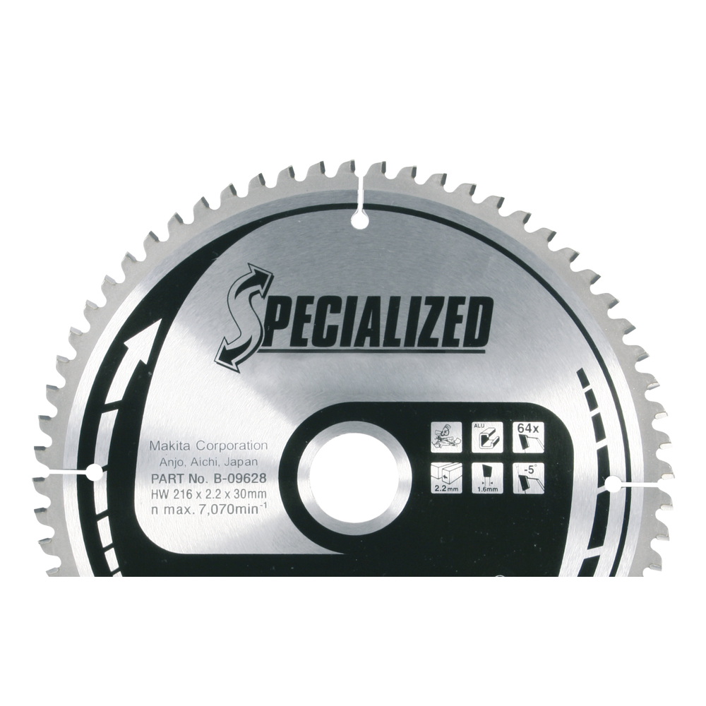 Pjovimo diskas Makita B-17681 SPECIALIZED, 270X2.4X30mm, 0°, T60 Pjovimo diskas Makita B-17681 SPECIALIZED, 270X2.4X30mm, 0°, T60