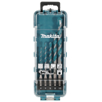 TCT grąžtais su šešiakampiais koteliais Makita E-16732, 1/4''