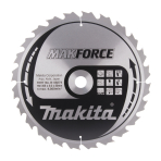 T.C.T. pjovimo diskas Makita B-08274, MAKFORCE 355X3X30mm, 20°, T24