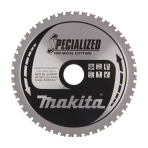 T.C.T. pjūklas SPECIALIZED 185X2X30mm 0° T48 Makita B-09787