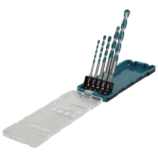 TCT grąžtais su šešiakampiais koteliais Makita E-16732, 1/4''