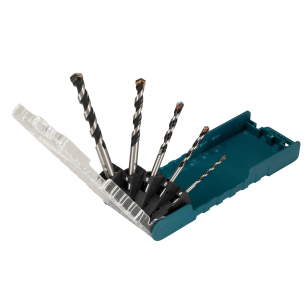 TCT grąžtas Makita E-14255 su tiesiu kotu / daugialypė medžiaga, 5vnt. (4x75, 5x85, 6x100, 8x120, 10x150)