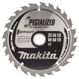 Pjovimo diskas Makita E-06890, 150X1.4X20mm, 23°, T25