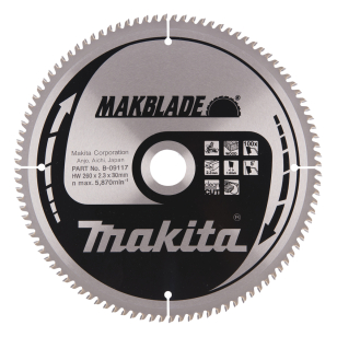 Pjovimo diskas Makita B-09117 MAKBLADE, 260X2.3X30mm, 5°, T100