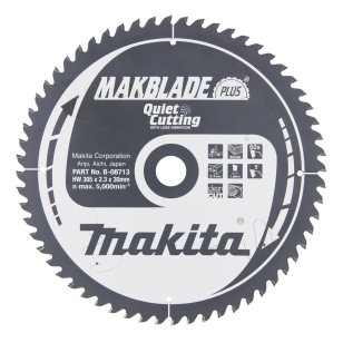 Pjovimo diskas Makita B-08713 MAKBLADE PLUS 305X2.3X30mm 5° T60