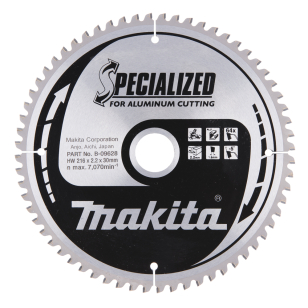T.C.T. pjūklas SPECIALIZED 216X2.2X30mm -5° T64 Makita B-09628