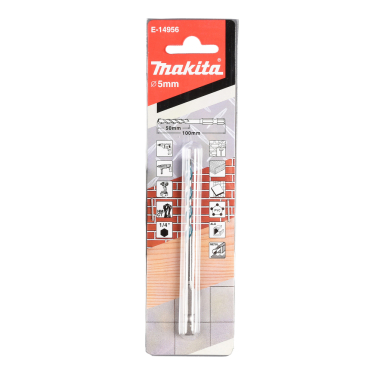 TCT GRĄŽTAS ĮVAIRIOMS MEDŽIAGOMS Makita E-14956, 5X100mm, 1/4" 2 TCT GRĄŽTAS ĮVAIRIOMS MEDŽIAGOMS Makita E-14956, 5X100mm, 1/4" 2