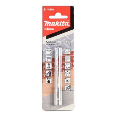 TCT GRĄŽTAS ĮVAIRIOMS MEDŽIAGOMS Makita E-14940, 4X90mm, 1/4" 2 TCT GRĄŽTAS ĮVAIRIOMS MEDŽIAGOMS Makita E-14940, 4X90mm, 1/4" 2