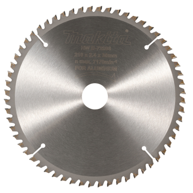 Pjovimo diskas Makita D-72986, 210X2.4X30mm, 5°, T60 1 Pjovimo diskas Makita D-72986, 210X2.4X30mm, 5°, T60 1