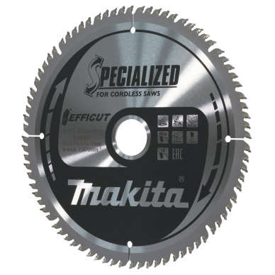 Pjovimo diskas Makita E-08894, 216X30X2,0mm, 10°, T80 1 Pjovimo diskas Makita E-08894, 216X30X2,0mm, 10°, T80 1