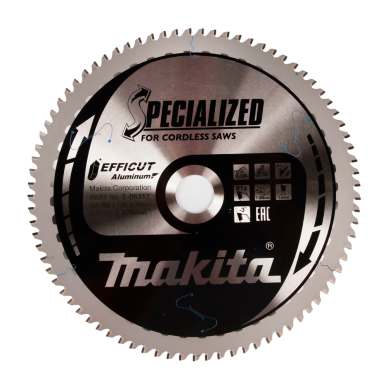 Pjovimo diskas Makita E-06317, 260X30X1,85mm, Z-81 Pjovimo diskas Makita E-06317, 260X30X1,85mm, Z-81